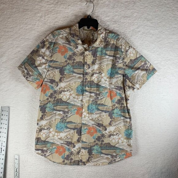 Paradise Collection Mens Short Sleeve Button Up Casual Hawaiian Shirt Large 9288 - Picture 1 of 8